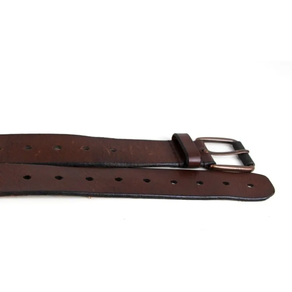 CLASSIC BROWN GENUINE LEATHER 1.5